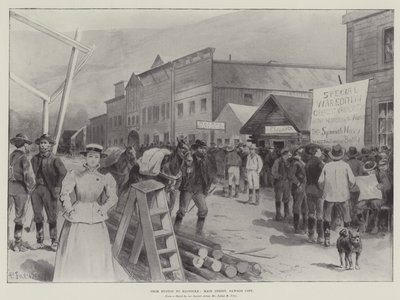 Da Euston a Klondike, Main Street, Dawson City da Paul Frenzeny